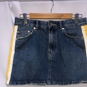 Mini Jean Skirt